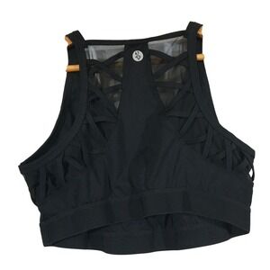 Torrid Active Black Lattice & Mesh Back Athletic Sports Bra -Plus Size 2 Workout